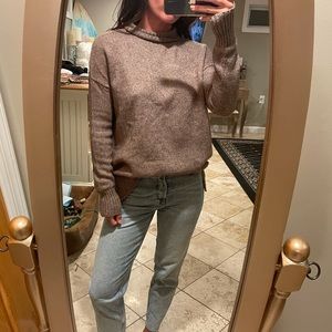 Gap Mocha Long Sleeve Sweater